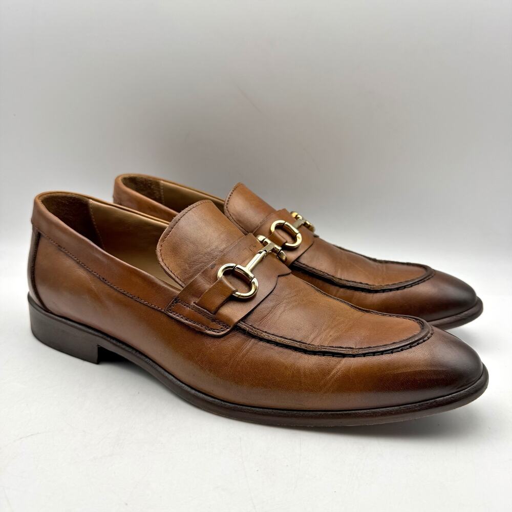 Bruno Magli Mens Alessandro Loafers US 11 M EU 44 Brown Leather